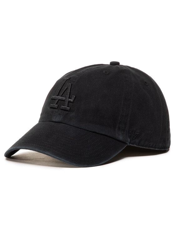 47 Brand 47 Brand Бейсболка Mlb Los Angeles Dodgers '47 Clean Up B-RGW12GWSNL-BKQ Чорний