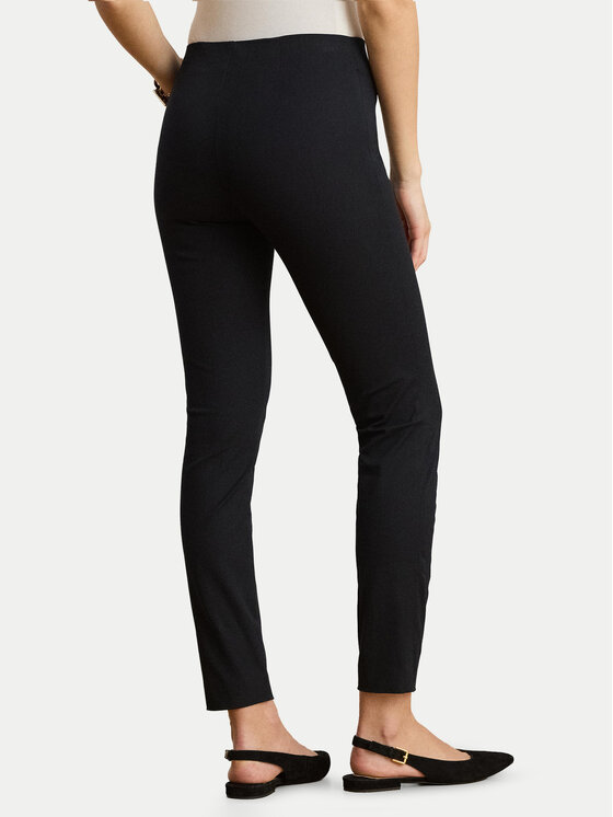 LAUREN RALPH LAUREN LAUREN RALPH LAUREN Kalhoty z materiálu 200631310003 Černá Regular Fit