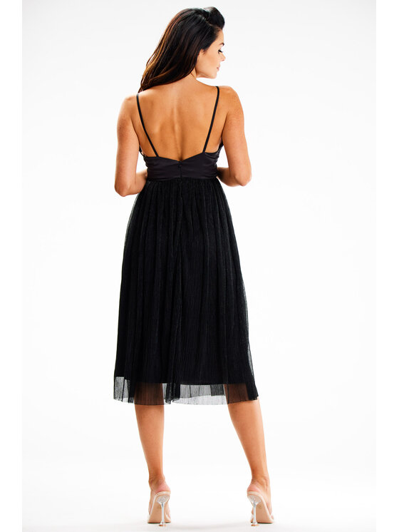 Awama Awama Abito da sera A624 Nero Basic Fit