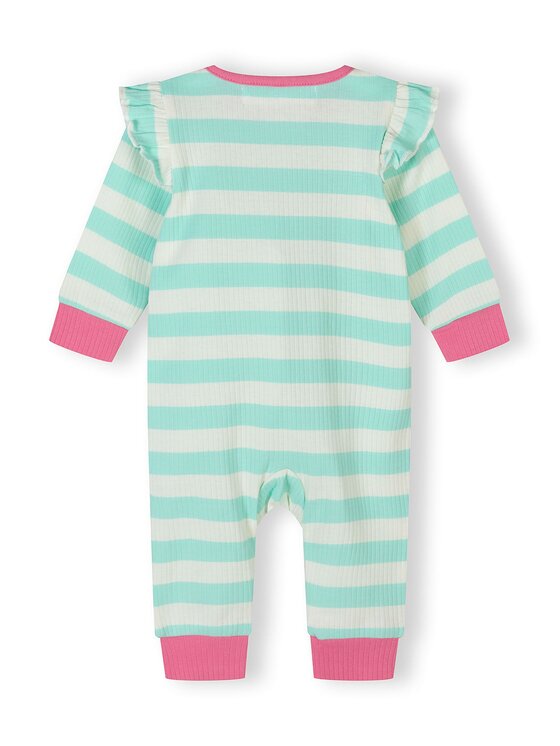 minoti minoti Komplet pajacy 28BABYRIB1 Fioletowy Regular Fit