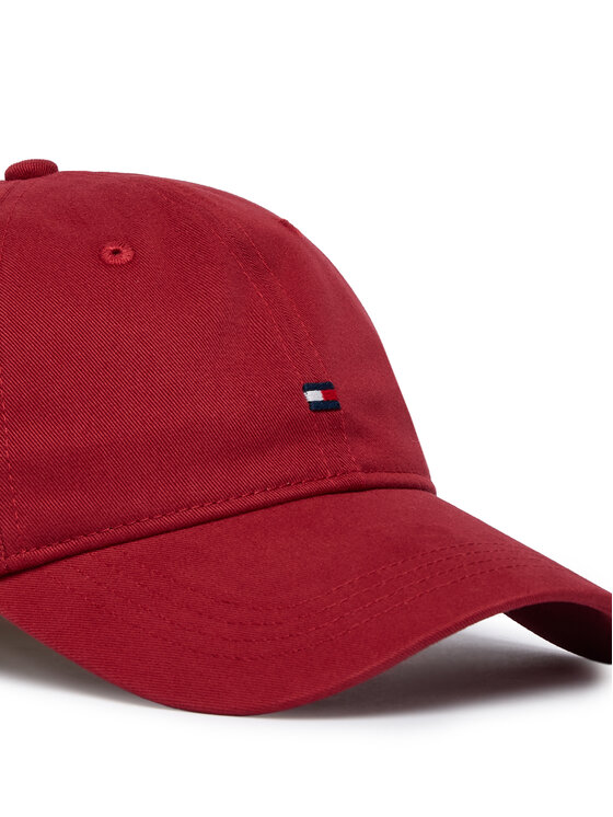 Tommy Hilfiger Tommy Hilfiger Kepurė su snapeliu Th Flag '85 Soft 6 Panel Cap AM0AM12531 Raudona