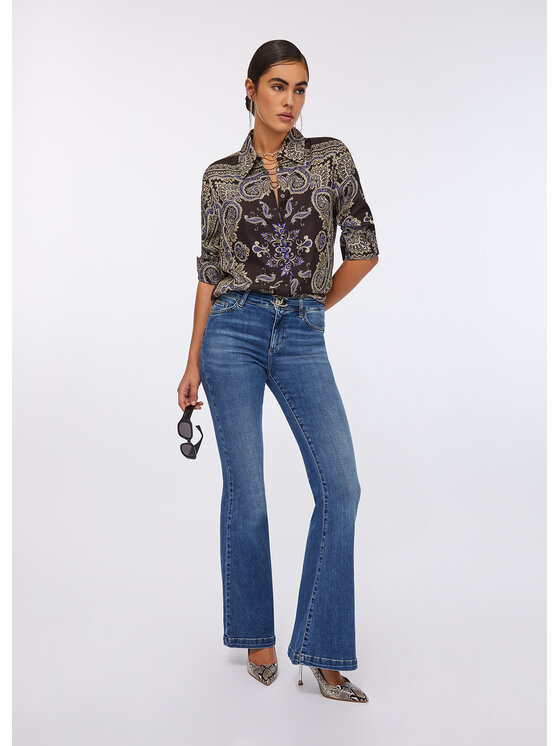 Liu Jo Liu Jo Camicia MF5393TS117P9141 Marrone Regular Fit