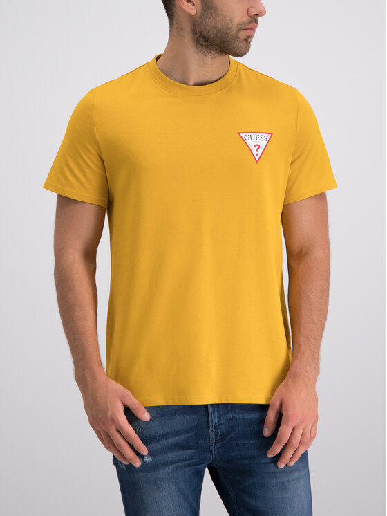 Guess Guess T-Shirt M93I08 K8FQ0 Žlutá Regular Fit
