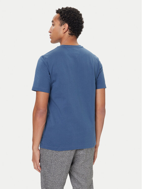 Tommy Hilfiger Tommy Hilfiger T-Shirt Ess Seasonal MW0MW39995 Blau Regular Fit