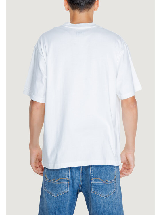 REPLAY Replay T-Shirt JERSEY 20/1 Biały Shirt Fit