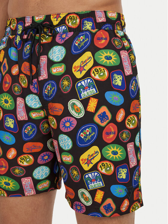 Guess Guess Pantaloncini da bagno F6GT14 WN332 Multicolore Regular Fit