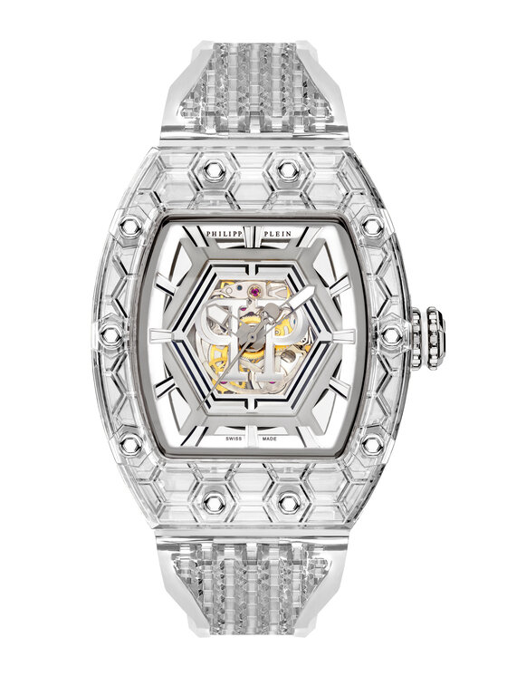 PHILIPP PLEIN PHILIPP PLEIN Zegarek 23547 Przezroczysty