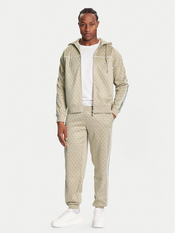 Guess Guess Teplákové nohavice Z5BB19 K2042 Béžová Regular Fit