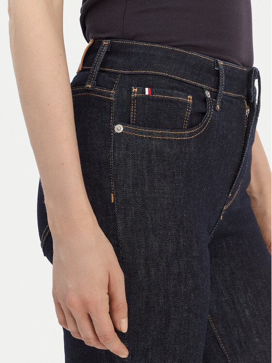 Tommy Hilfiger Tommy Hilfiger Jeansy Como WW0WW42487 Tmavomodrá Skinny Fit