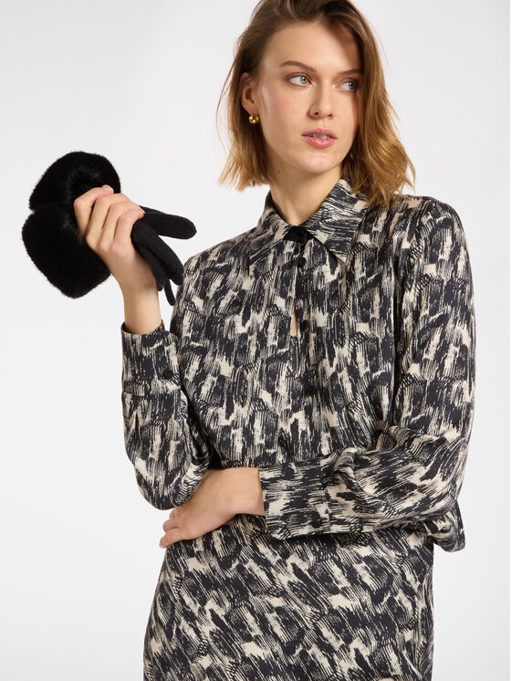 Elena Mirò Elena Mirò Camicia 5164P200251N001 Nero Regular Fit