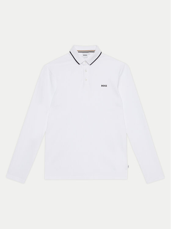 Boss Polo J51171 S Bianco Regular Fit, taglia : 8Y