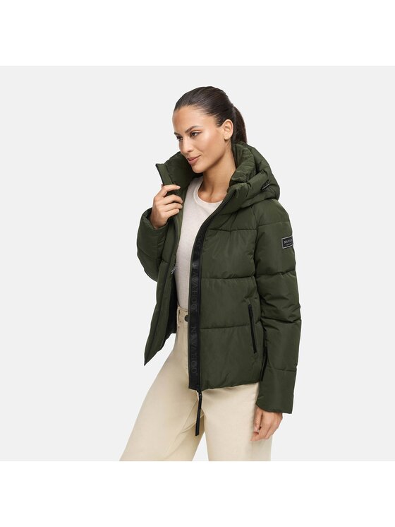 Navahoo Navahoo Kurtka zimowa Frostherz Zielony Regular Fit