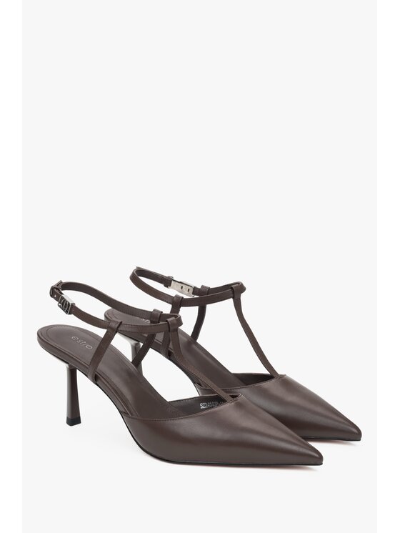 Estro Estro Γοβάκια ER00117181 Καφέ