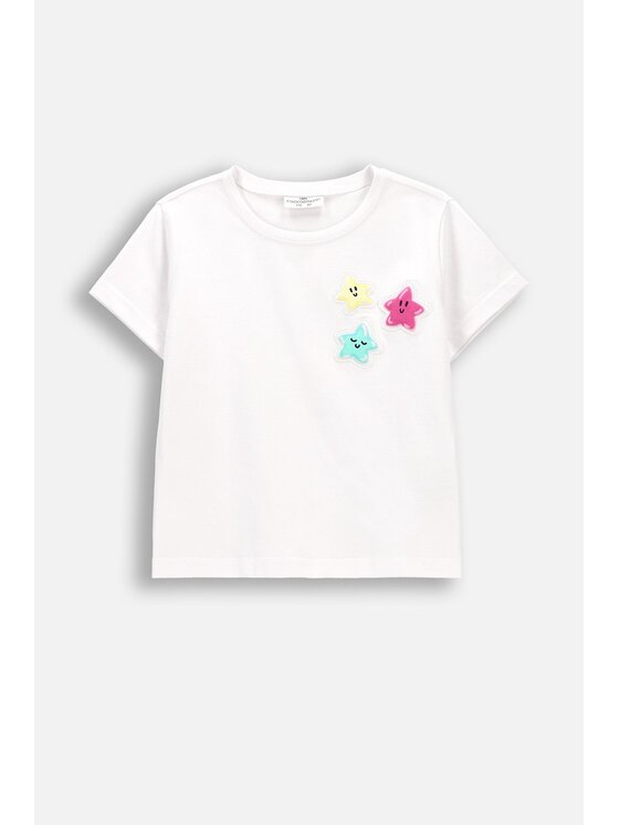 Coccodrillo Coccodrillo T-Shirt WC6143202SGK-001 Bílá Regular Fit