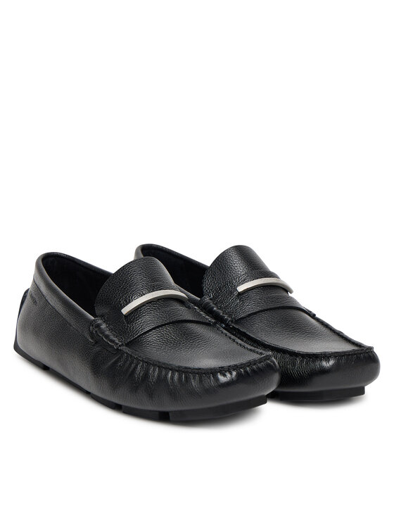 Calvin Klein Calvin Klein Mokasíny Driver Hrdw Lth HM0HM01980 Čierna