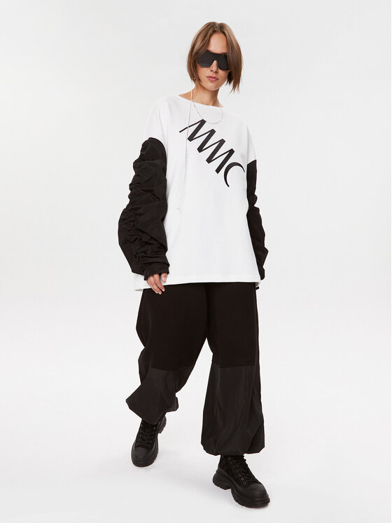 MMC Studio MMC Studio Majica dugih rukava 3 Bijela Relaxed Fit