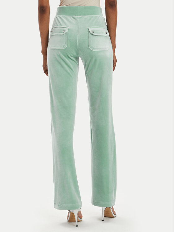 Juicy Couture Juicy Couture Spodnie dresowe Del Ray JCAP180 Niebieski Regular Fit
