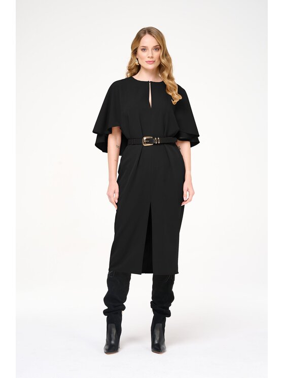 Castellani Castellani Sukienka wieczorowa Ara Czarny Regular Fit