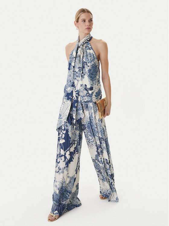 Guess Guess Штани з тканини W6GB02 W1578 Голубий Regular Fit