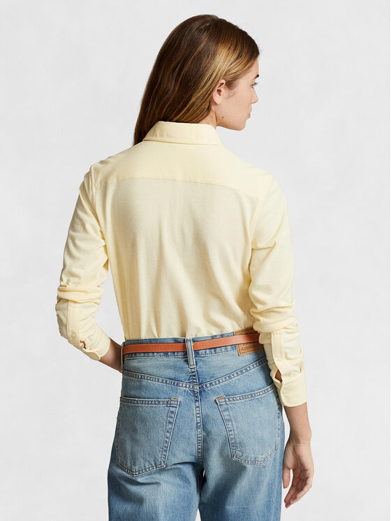 Polo Ralph Lauren Polo Ralph Lauren Särk Ls Knt Ox St 211924258002 Kollane Slim Fit