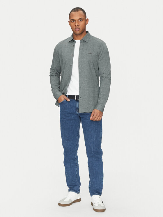 BOSS BOSS Marškiniai Mysoft 50519748 Pilka Slim Fit