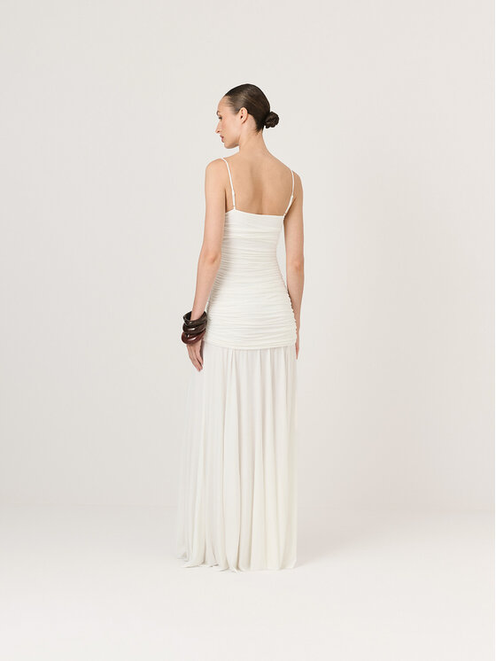 La Mania La Mania Vestito DELLA Bianco Classic Fit