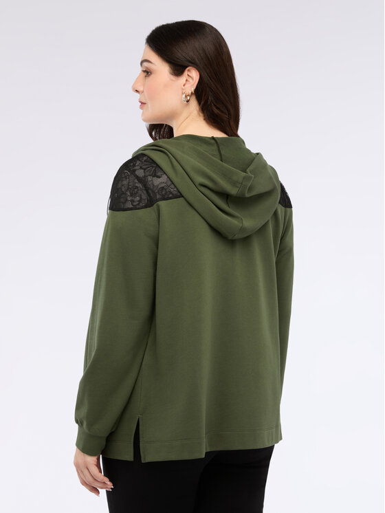Fiorella Rubino Fiorella Rubino Felpa G907L008564N035 Verde A-Line Fit