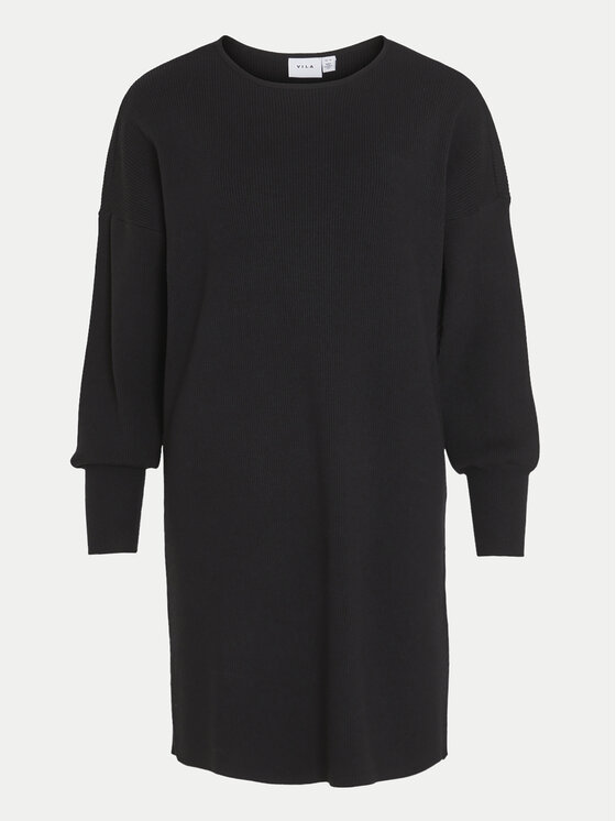 Vila Vila Rochie tricotată Cilja 14099478 Negru Relaxed Fit
