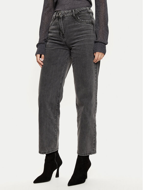 Morgan Morgan Traperice 242-PSTRASS Siva Mom Fit