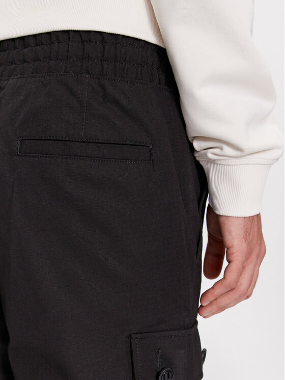 HUGO Hugo Pantaloni din material Garlo233 10250557 Negru Regular Fit