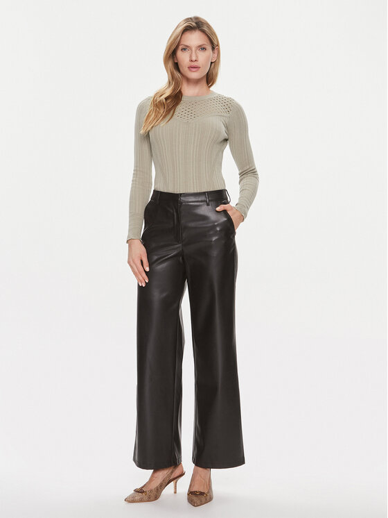 Guess Guess Megztinis Marie Rn Lt W4RR23 Z3C71 Smėlio Slim Fit