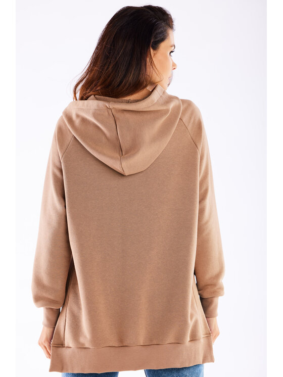 Infinite You Infinite You Mikina M280 Béžová Basic Fit