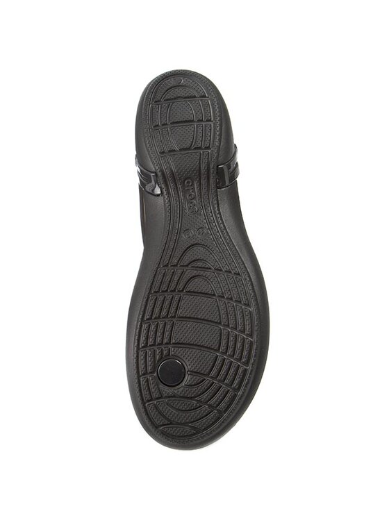 Crocs Sandalen Isabella T Strap 202467 Schwarz Modivo