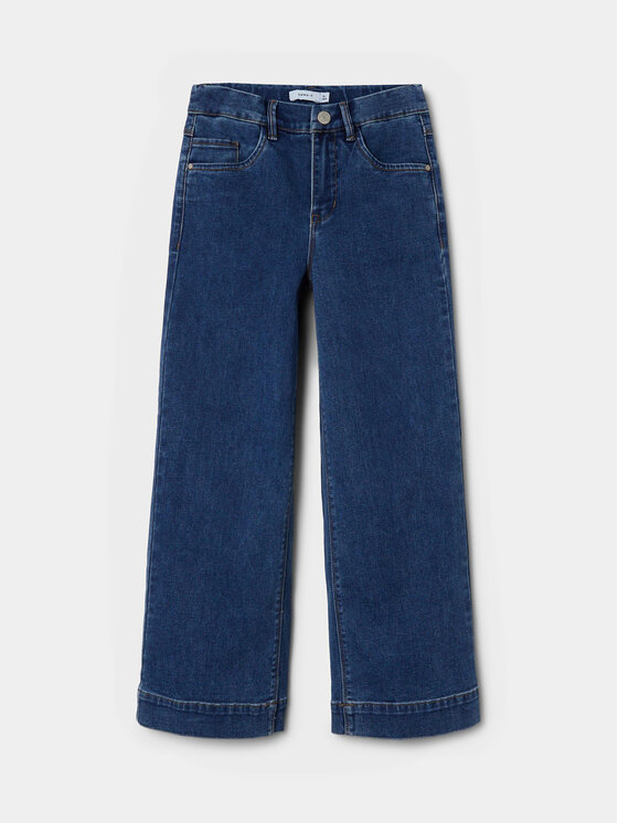 NAME IT NAME IT Jeans hlače 13211701 Mornarsko modra Wide Leg