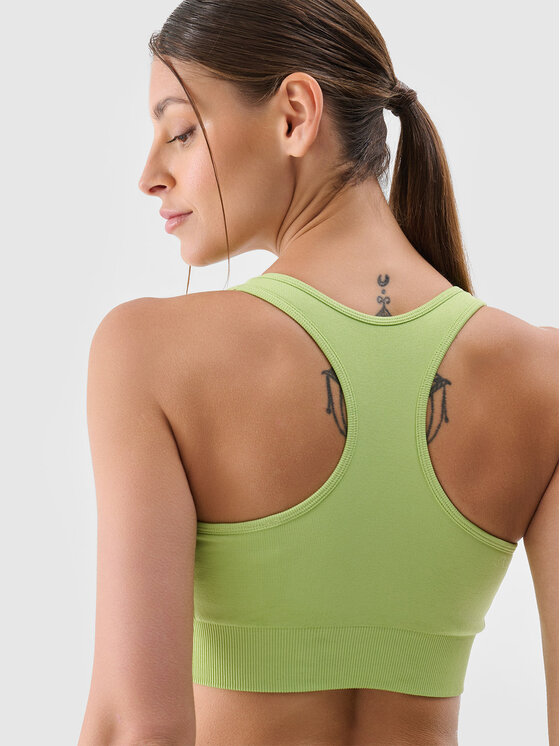 4F 4F Biustonosz sportowy MULTI ACTIVE Zielony jasny