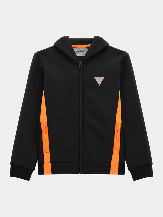 Guess Guess Μπλούζα L4RQ08 KB212 Μαύρο Regular Fit