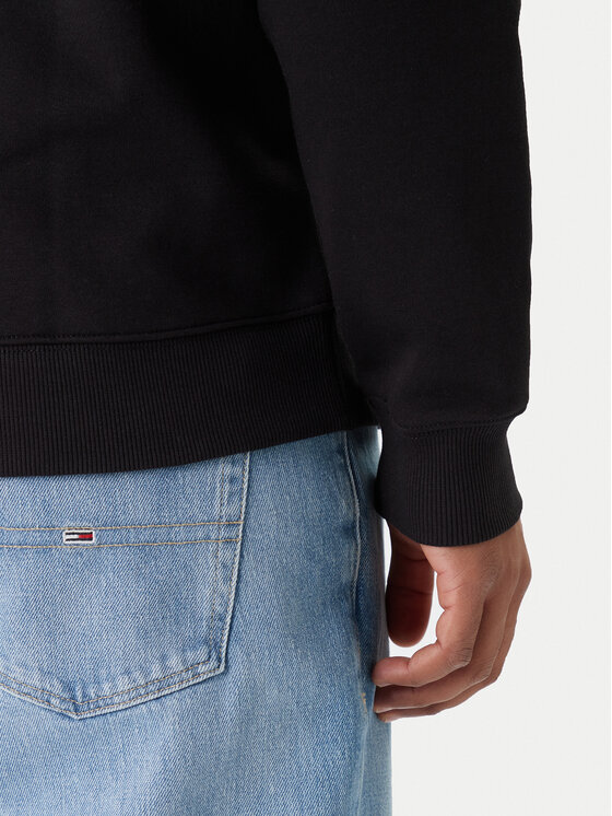 Tommy Jeans Tommy Jeans Bluză DM0DM20741 Negru Regular Fit