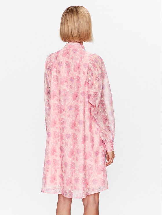 Bruuns Bazaar Bruuns Bazaar Krekla kleita Pihilina BBW3255 Rozā Regular Fit