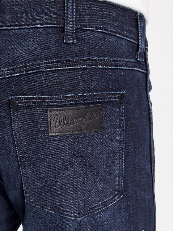 Wrangler Wrangler Jeansy Larston 112345378 Granatowy Slim Fit
