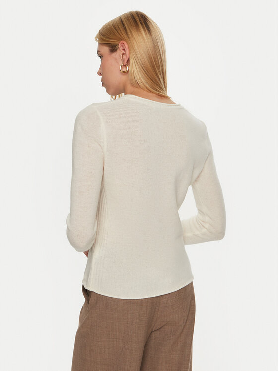 Tommy Hilfiger Tommy Hilfiger Megztinis WW0WW44161 Écru Regular Fit
