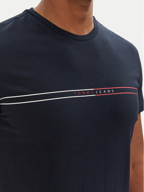 Tommy Jeans Tommy Jeans Футболка Entry Graphic DM0DM20779 Cиній Slim Fit