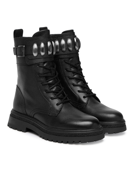 Tamaris Tamaris Kotníková obuv 1-25284-45 Černá