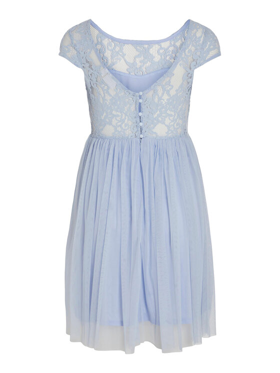 Vila Vila Coctailkleid Ulricana 14083836 Himmelblau Regular Fit