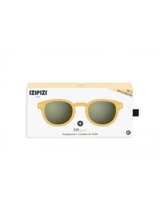 IZIPIZI IZIPIZI Okulary przeciwsłoneczne Sun Junior C Yellow honey Żółty