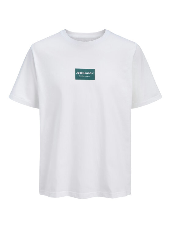 Jack & Jones Jack & Jones Póló Frank 12288092 Fehér Relaxed Fit