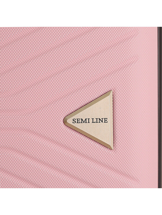 Semi Line Semi Line Valigia da cabina T5694-1 Rosa