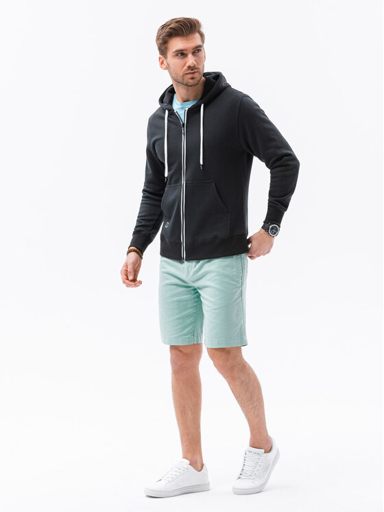 Ombre Ombre Mikina B977 Černá Regular Fit