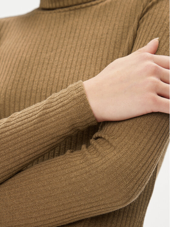 ONLY ONLY Rollkragenpullover 15307687 Braun Regular Fit