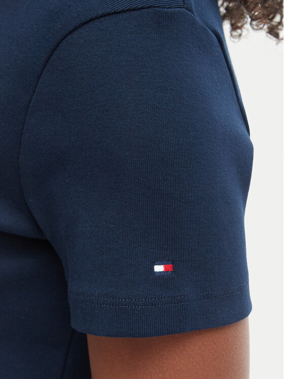 Tommy Hilfiger Tommy Hilfiger Polokošeľa WW0WW49252 Tmavomodrá Slim Fit