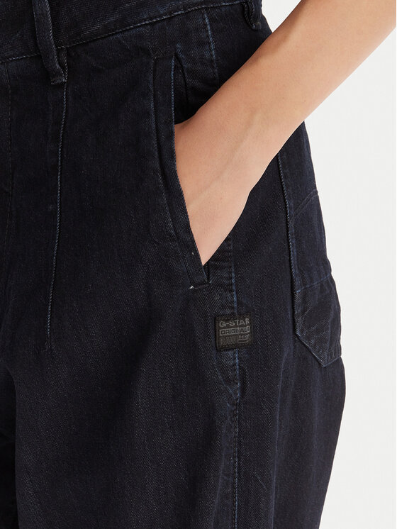 G-Star Raw G-Star Raw Džínsy Roos D27705-D536 Tmavomodrá Wide Leg